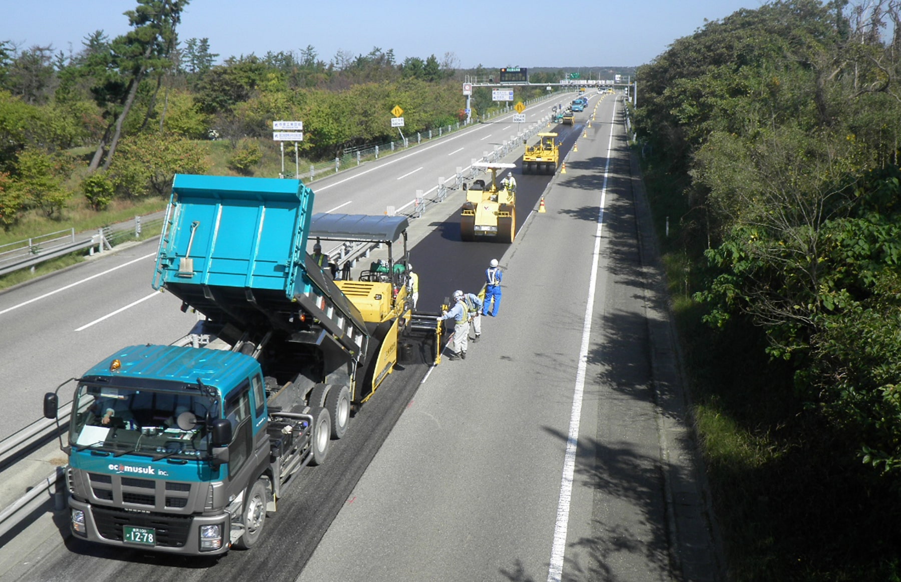 主要地方道 金沢田鶴浜線 のと里山海道等維持【舗装補修】工事（その4） 丸建道路株式会社